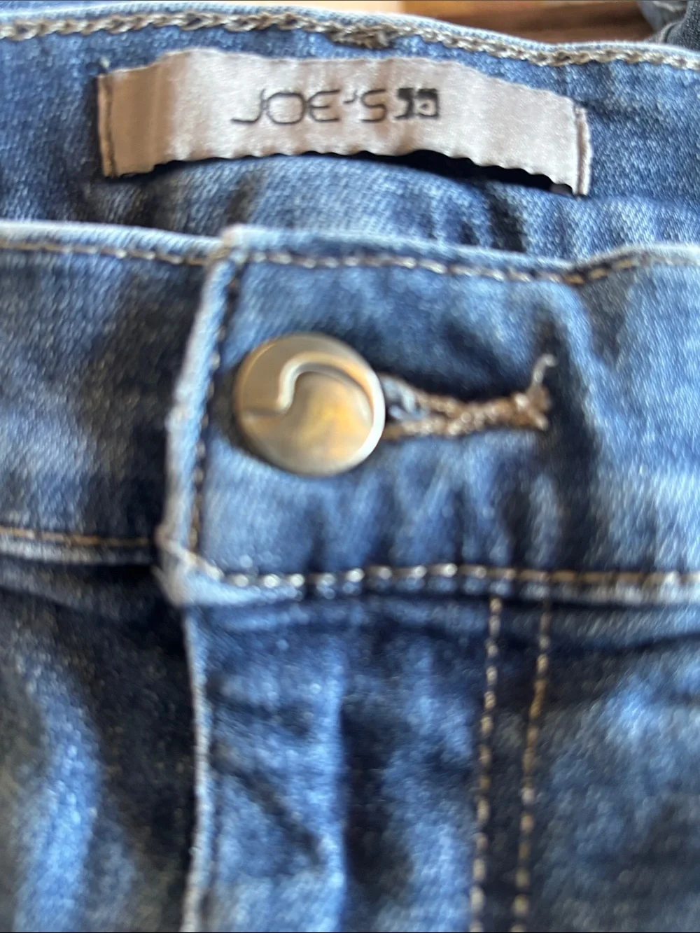 Joe's Jeans Brixton Caz Cropped Straight Leg‎ Jeans Blue Size 29